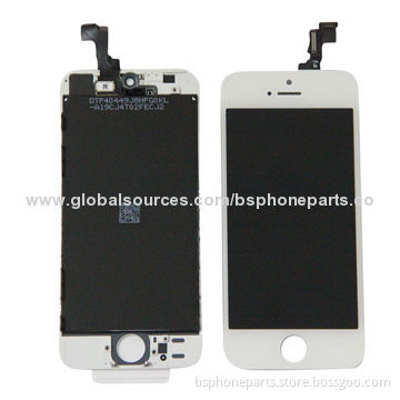 Display LCD for iPhone 5S, white good quality with good service